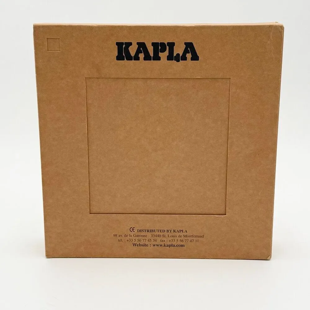 KAPLA Blocks Building Planks & Art Book - 40 Red & Orange Set New